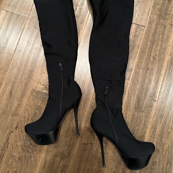 Bebe.  Michaela boot.  Black.  Women’s size 8. - Picture 3 of 6